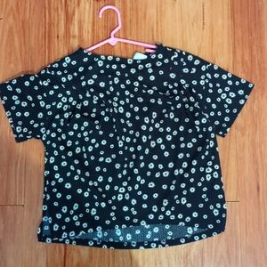 Zara girls flower top